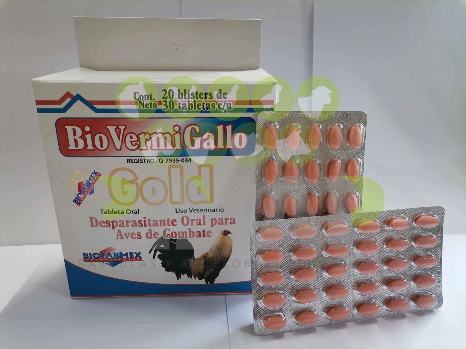 BioVermi Gallo Gold blíster 30 tabletas